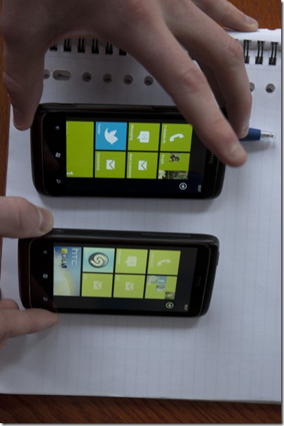htc trophy 7 bildschirmtest 1