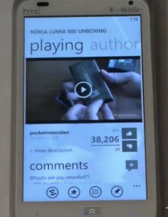 Windows Phone App MetroTube