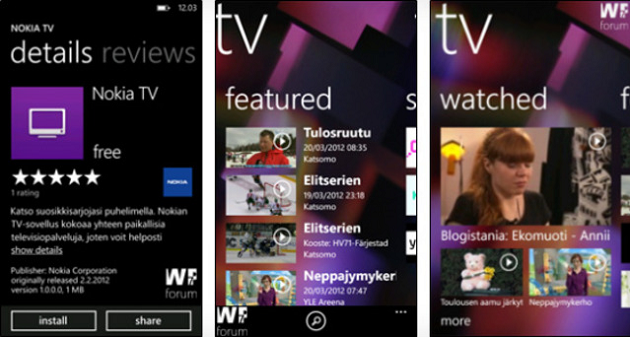 nokia tv app
