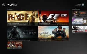 Der Steam "Store" unter Windows 8