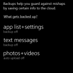 Windows Phone 8 Backup