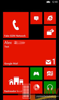 Windows Phone 8 E-Mail Live Tile