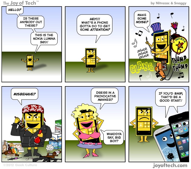 Nokia Lumia 920 web comic funny