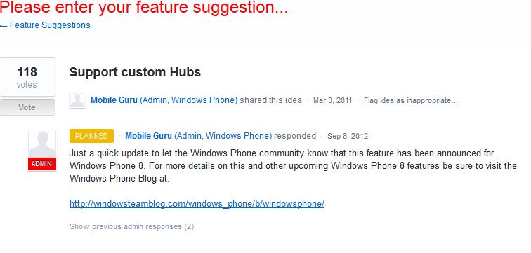 Windows Phone 8 Feature