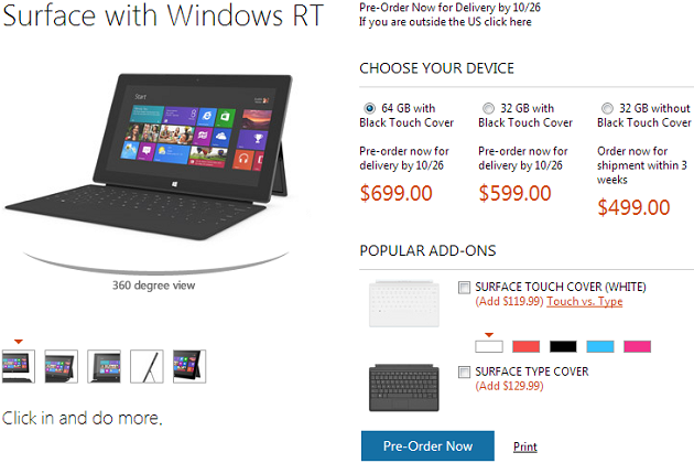 SurfacePreOrder