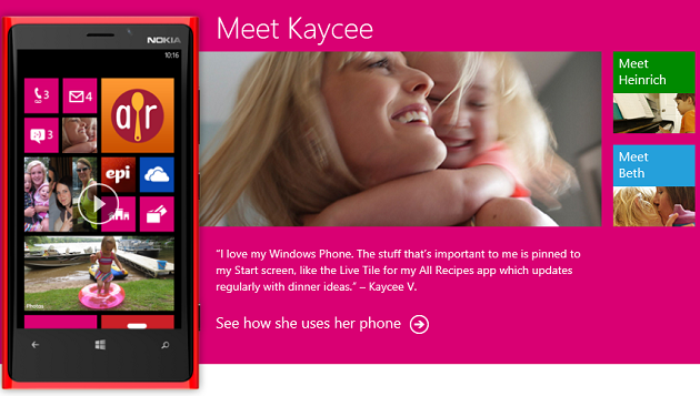 WP8-Homepage