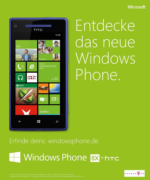 Kampagnenmotiv Windows Phone 8