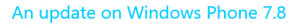 Windows Phone 7.8