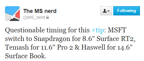 ms nerd tweet