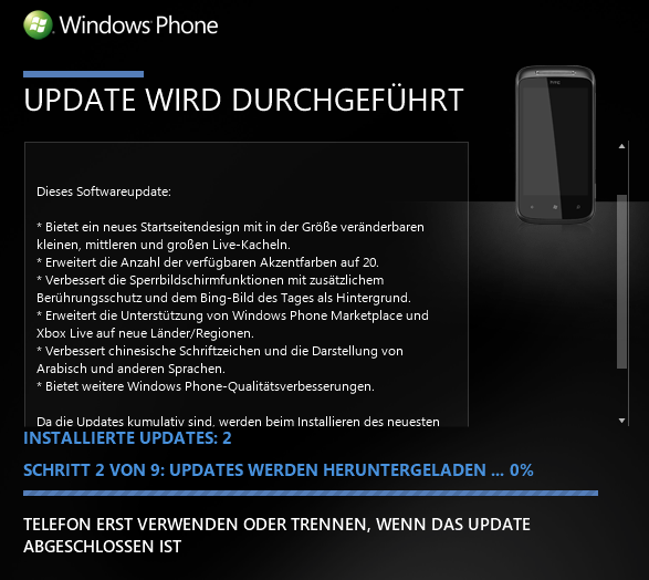Windows Phone 7.8 Update