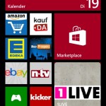 Angepinnter Sender auf dem Windows Phone