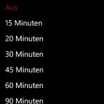 Staffelung des Sleeptimers
