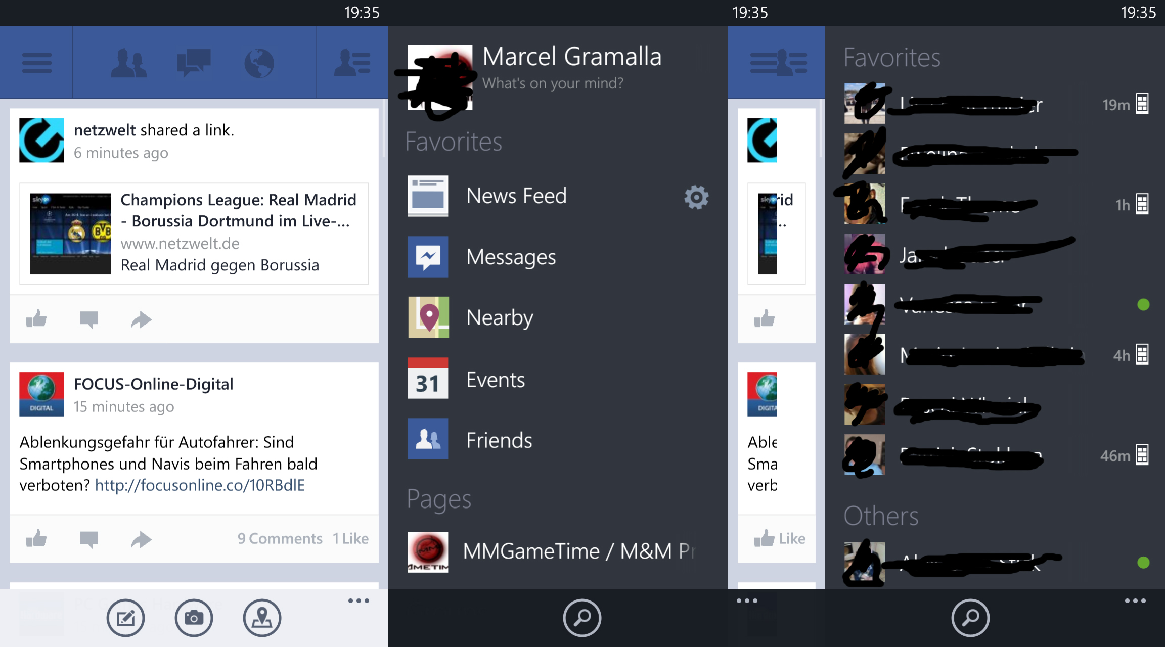 Facebook Beta 1