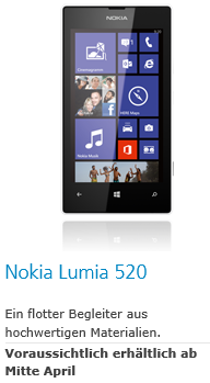 Nokia LUmia 520 O2
