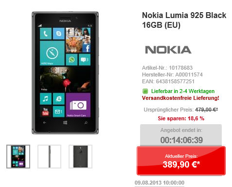 Nokia Lumia 925 Getgoods Deal