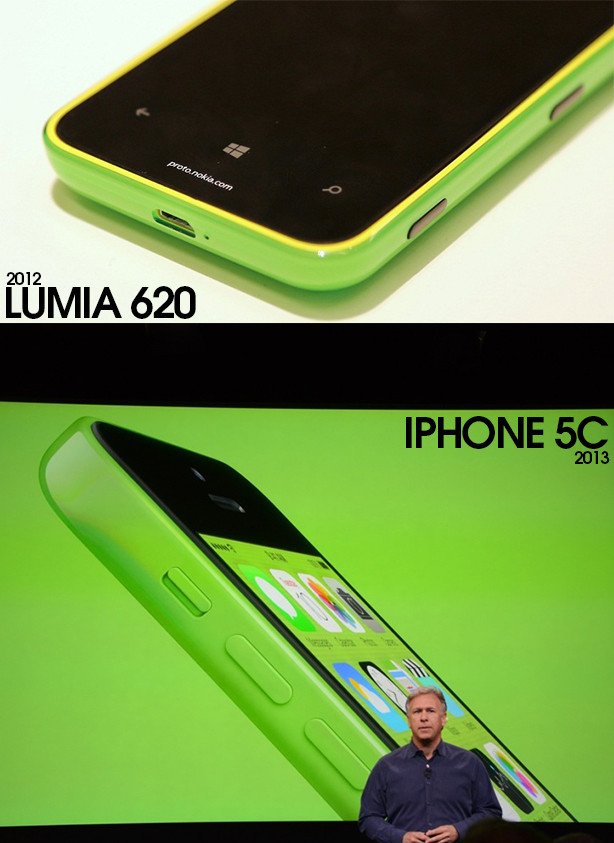 Nokia Lumia 620 - iPhone 5C