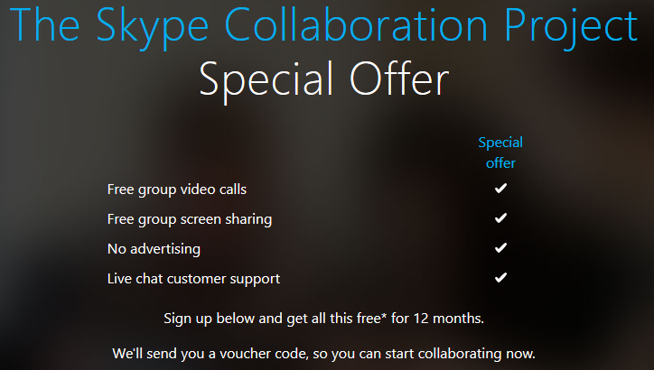 Skype promo