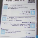 Die Specs des 2520