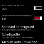 WhatsApp Einstellungen