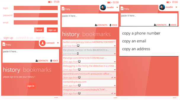 Copy and Paste mit Kopy App