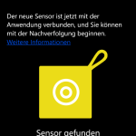 Nach dem Verbinden mit dem Smartphone