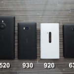Vergleich Lumia 1520, 930, 920, 630