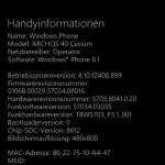 Windows Phone 8.1 vorinstalliert