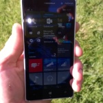 Lumia 830 sunlight