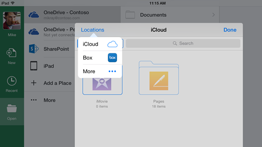 iCloud Office App