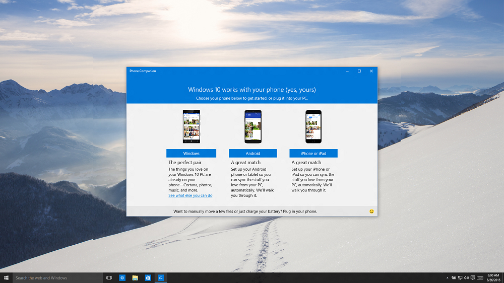 Phone Companion App iOS Android Windows (1)