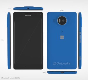 Lumia 950XL Renderbild