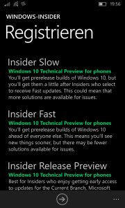 Release Preview Insider