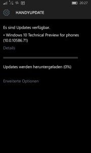 Windows 10 Mobile build 10586.71